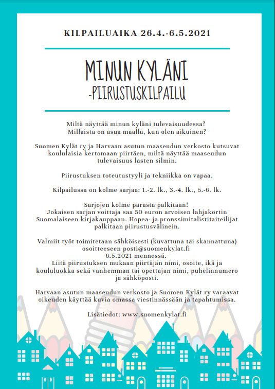 Minun kyläni-piirustuskilpailu