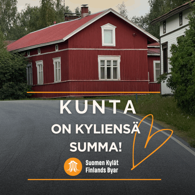 Kylätie ja talo